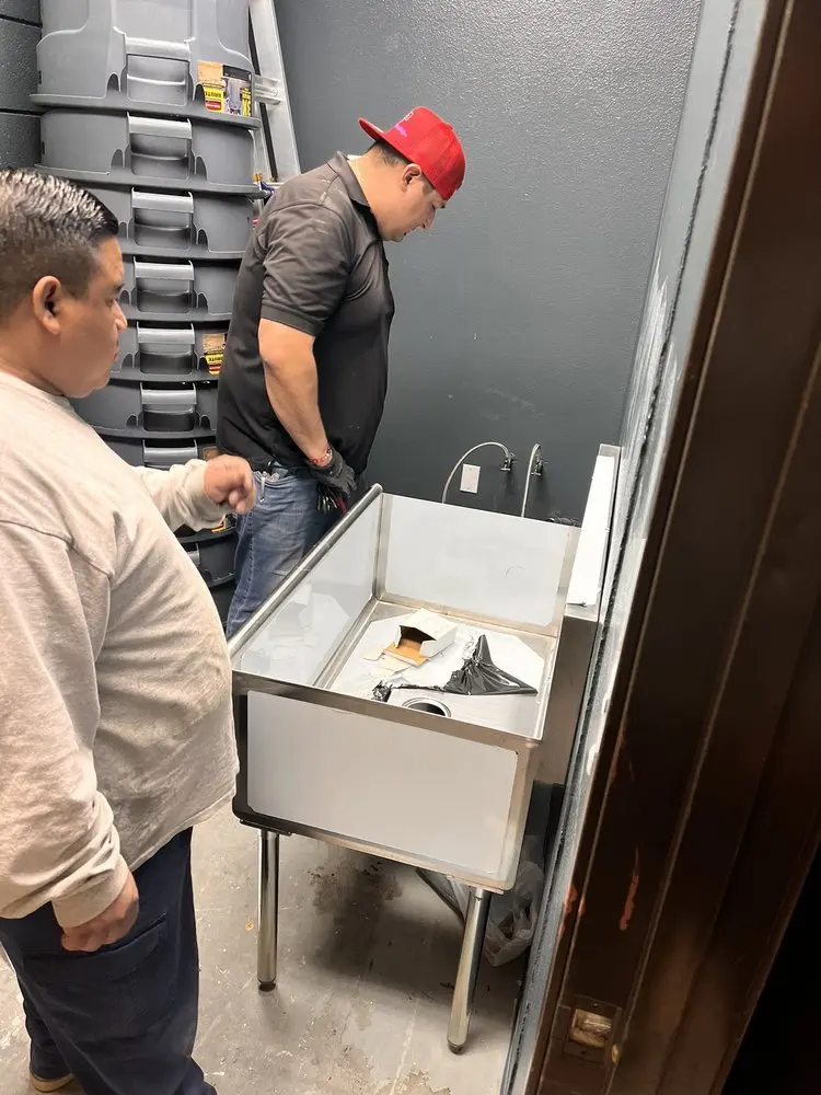 Commercial plumbing and sink installation in Eastchester